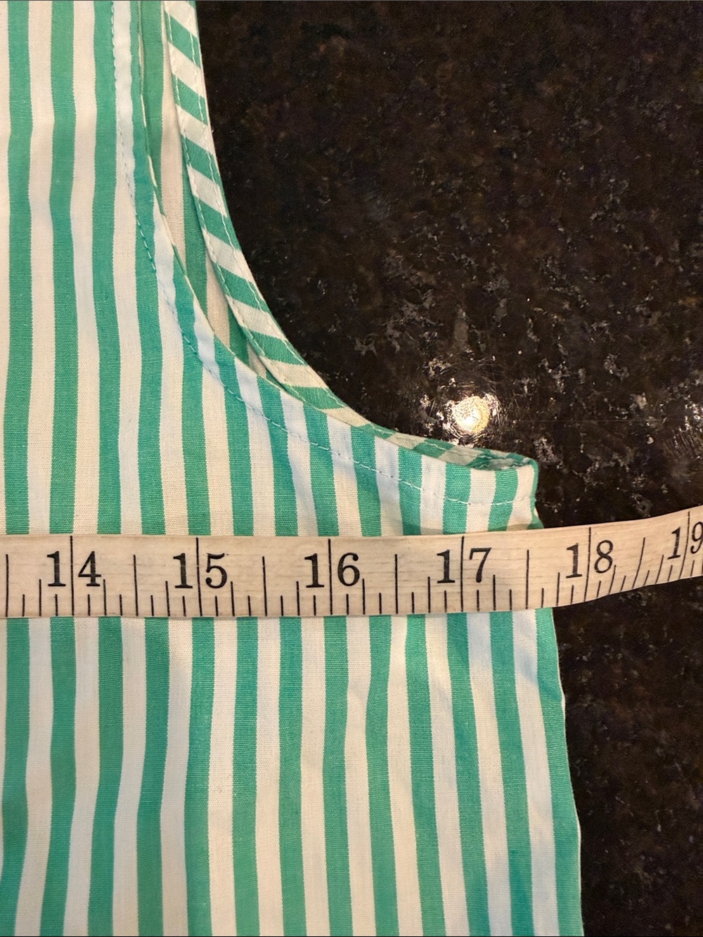 J. Crew Factory Green/White Striped Poplin Sleeveless Tiered Boho Maxi Size 2 - Picture 7 of 12